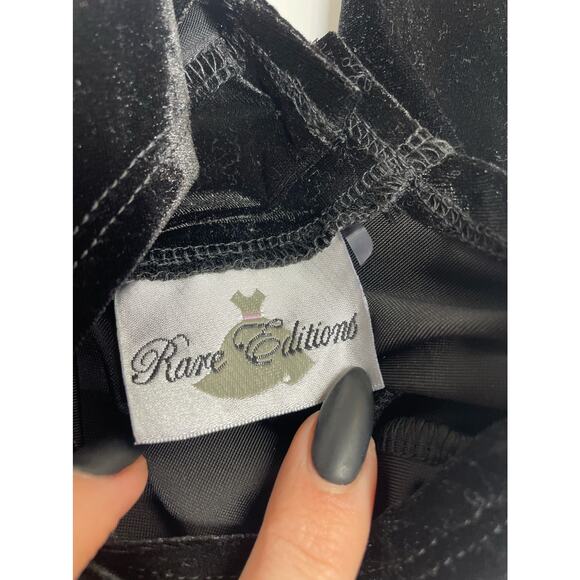 Rare Editions Girls Black & Red Holiday Christmas Dress Size 24 Months - Picture 3 of 3